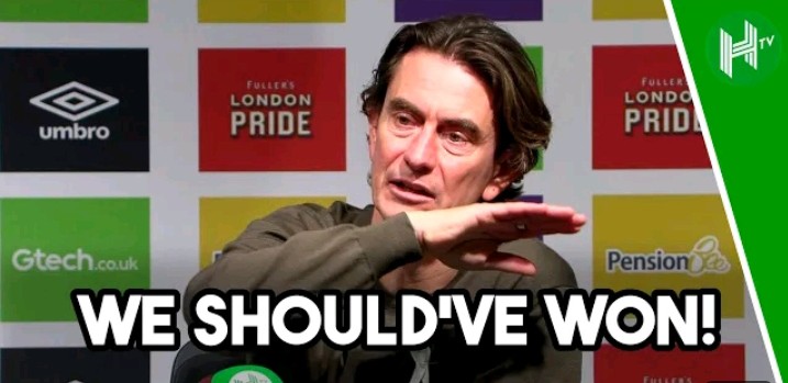 “We should have won because my players made things difficult for Arsenal and we limited their chances” – Brentford Coach makes remarks despite the loss to the Emirates