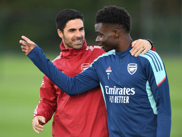 “Why I forced Bukayo Saka not to play after halftime” – Mikel Arteta explains reason for his sudden substitution of Arsenal youngster